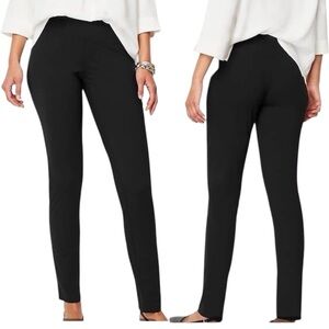 J.Jill Wearever collection smooth fit pants w/elastic thick waist band Sz-M